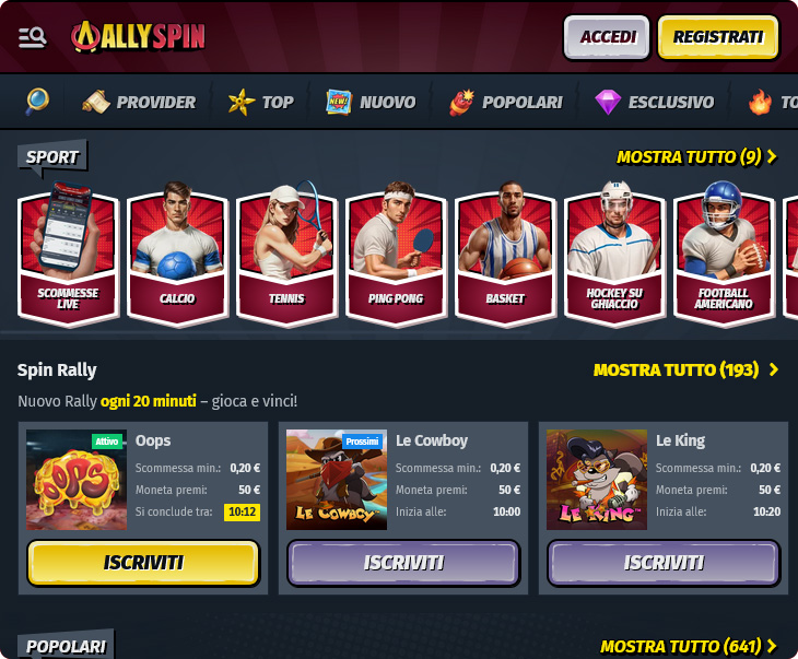 Allyspin Casino Design