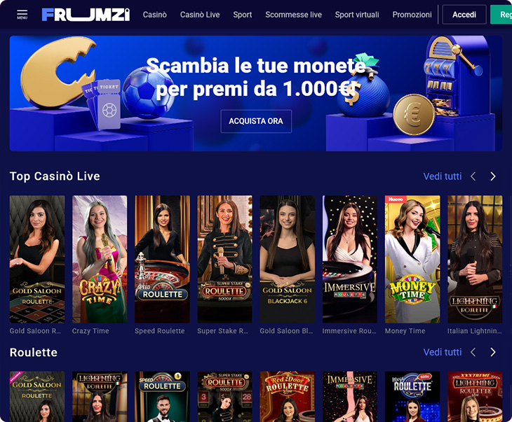 Frumzi Casino Design