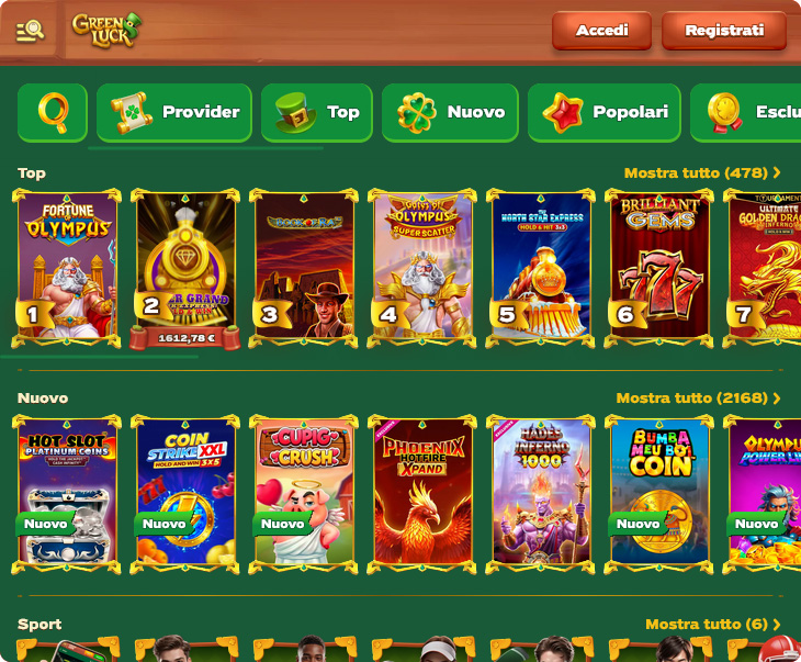 Greenluck Casino Design