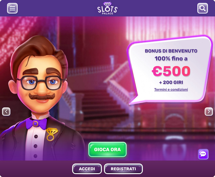 Bonus di Benvenuto del Casinò SlotsPalace
