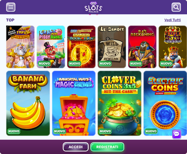 Giochi del Casinò SlotsPalace