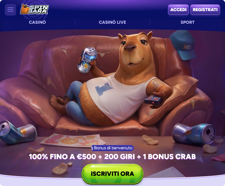 Spinbara Casino Bonus di Benvenuto
