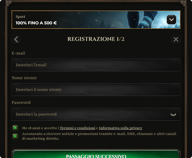 Kyngs Casino Accesso e Registrazione