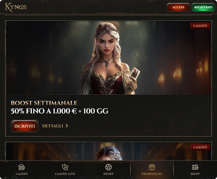 Kyngs Casino Bonus