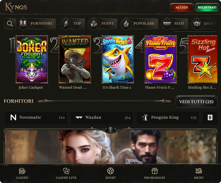 Kyngs Casino Design