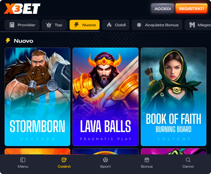 X3bet Casino Giochi