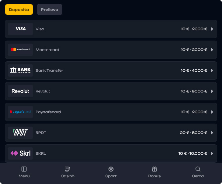 X3bet Casino Pagamenti